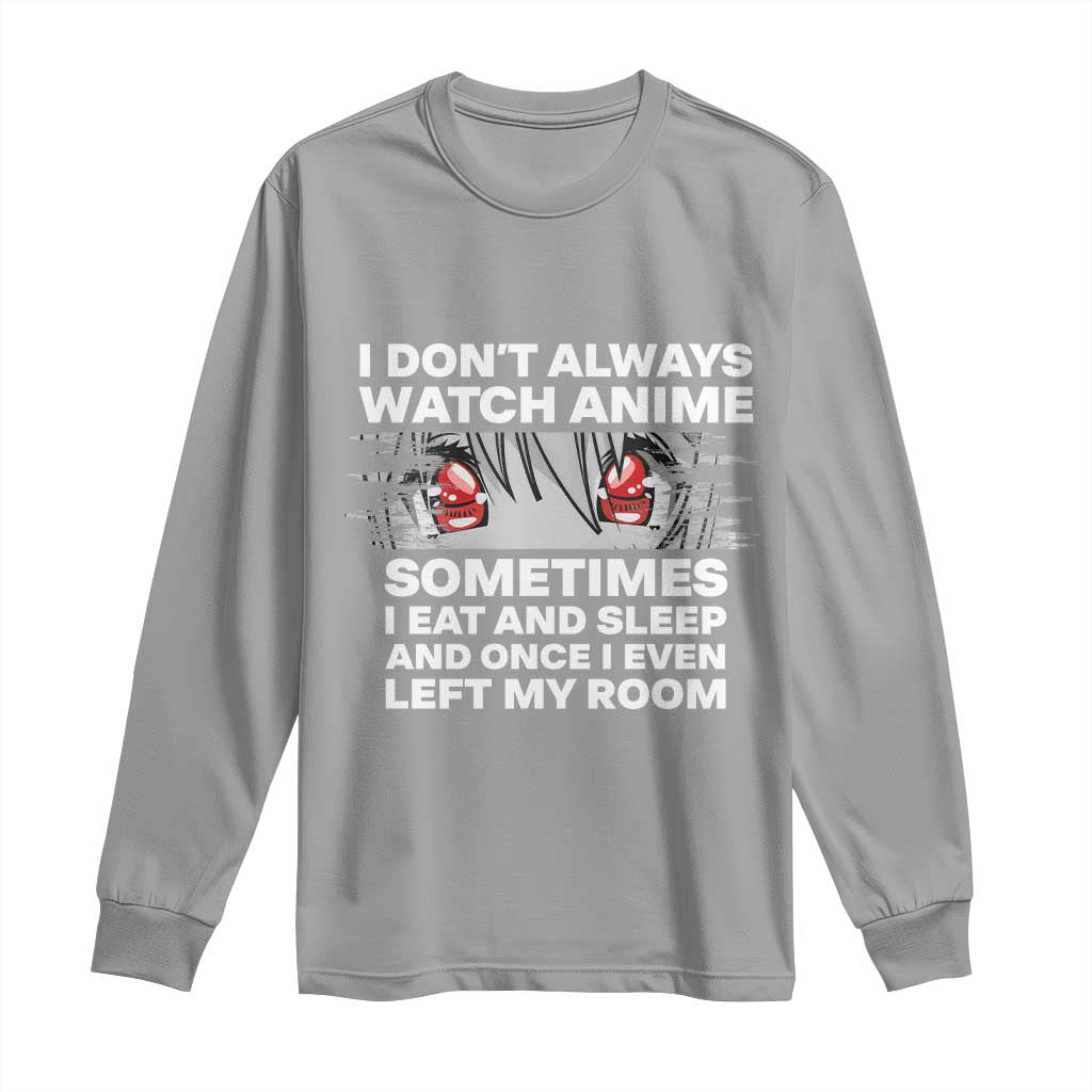 Funny Anime Lover Long Sleeve Shirt Japanese Kawaii Manga Otaku - Wonder Print Shop