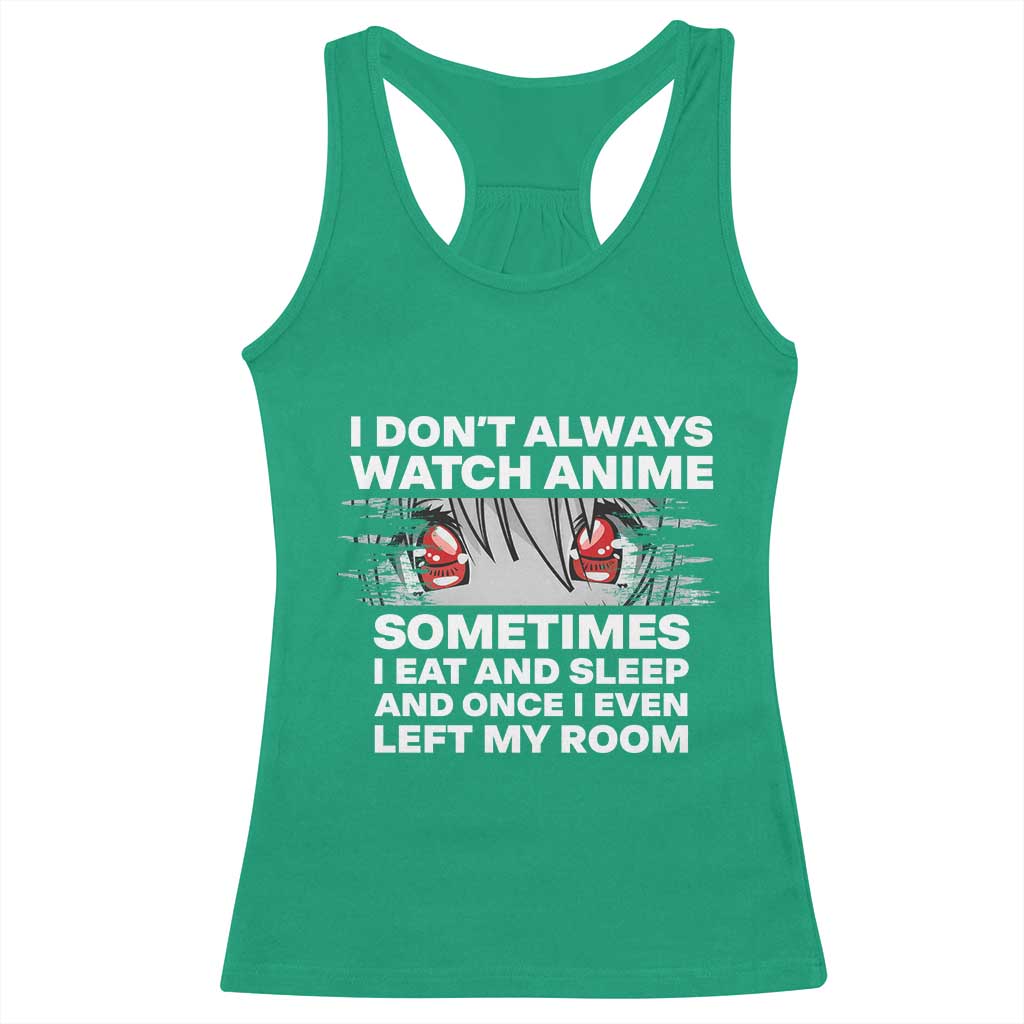 Funny Anime Lover Racerback Tank Top Japanese Kawaii Manga Otaku - Wonder Print Shop