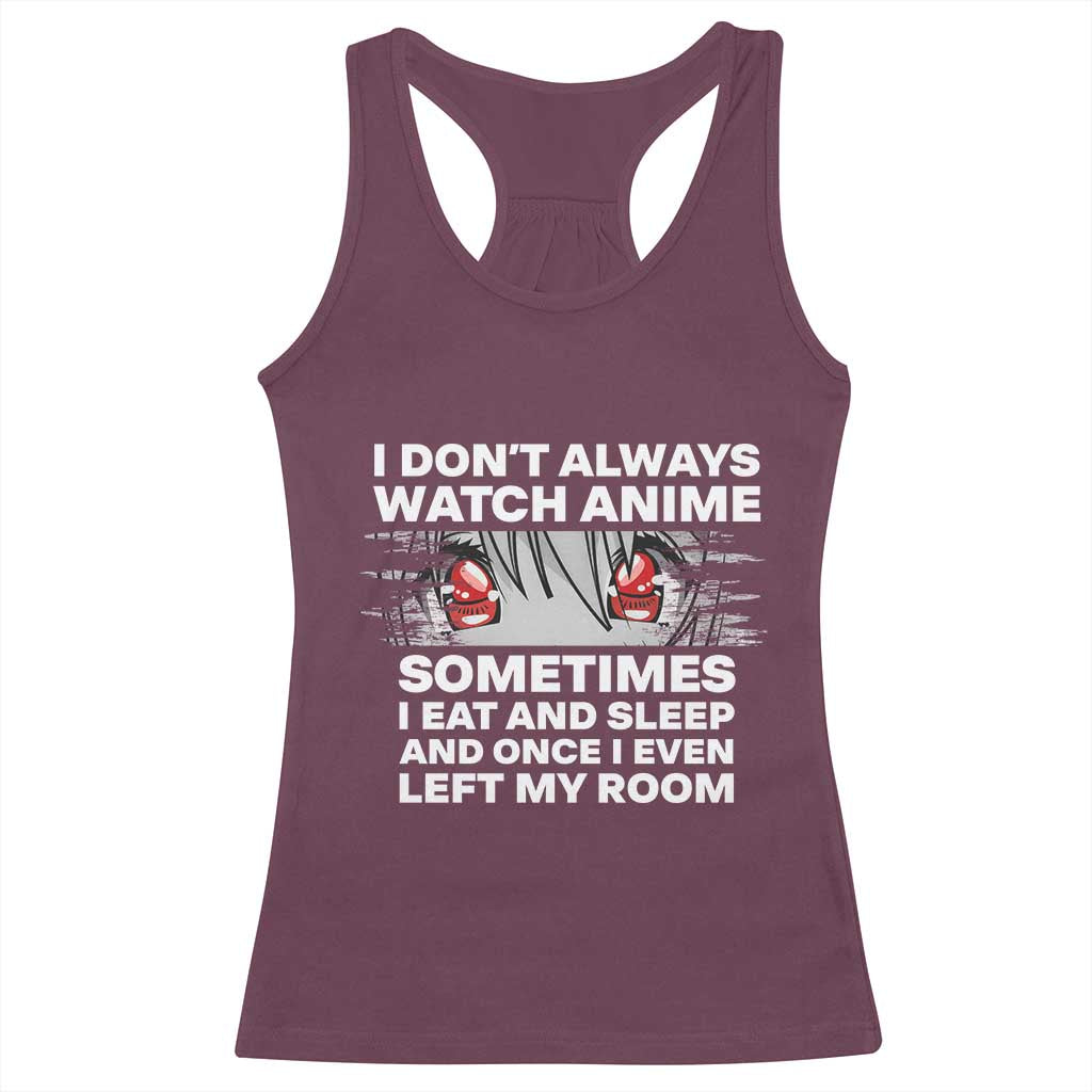 Funny Anime Lover Racerback Tank Top Japanese Kawaii Manga Otaku - Wonder Print Shop