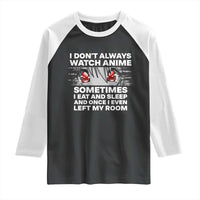 Funny Anime Lover Raglan Shirt Japanese Kawaii Manga Otaku - Wonder Print Shop