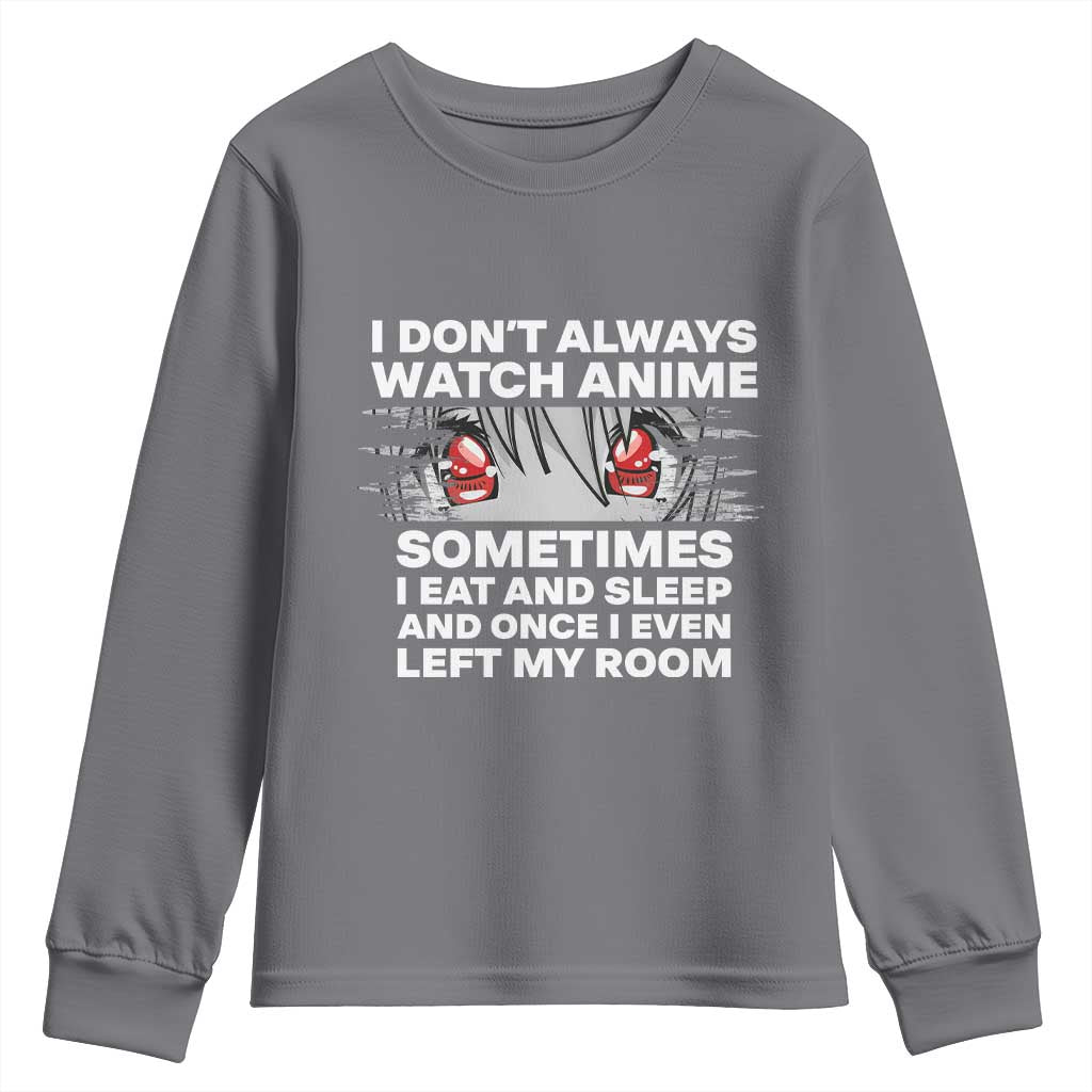 Funny Anime Lover Youth Sweatshirt Japanese Kawaii Manga Otaku - Wonder Print Shop