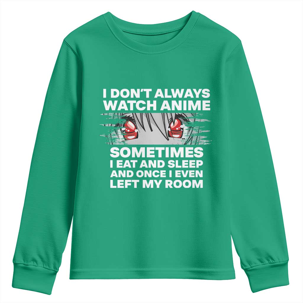 Funny Anime Lover Youth Sweatshirt Japanese Kawaii Manga Otaku - Wonder Print Shop
