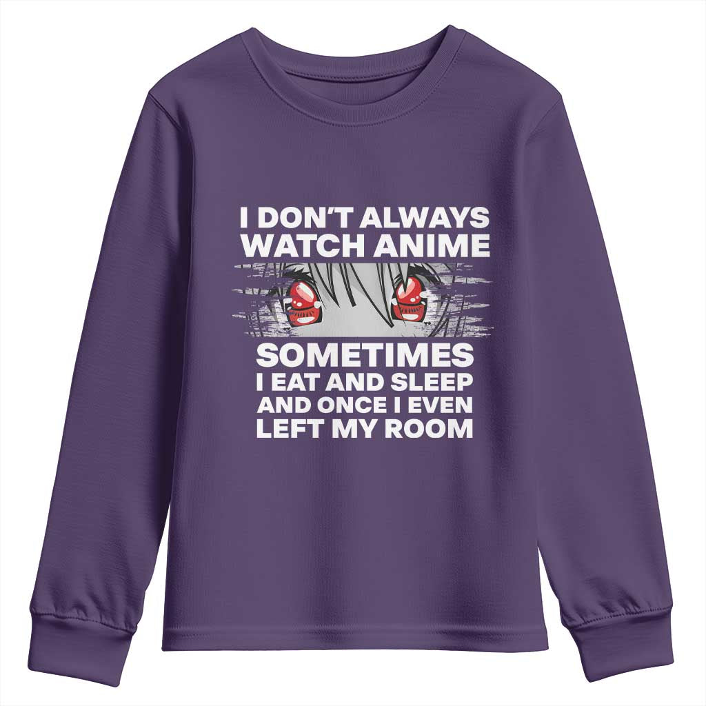 Funny Anime Lover Youth Sweatshirt Japanese Kawaii Manga Otaku - Wonder Print Shop
