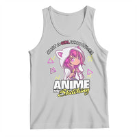Just A Girl Who Loves Anime and Sketching Tank Top Japan Kawaii Otaku Manga Lover