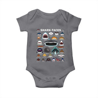 Shark Faces Baby Onesie Type Of Sharks Identification Marine Biology