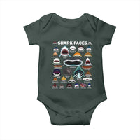 Shark Faces Baby Onesie Type Of Sharks Identification Marine Biology