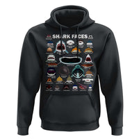 Shark Faces Hoodie Type Of Sharks Identification Marine Biology