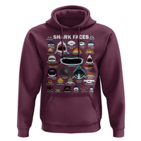 Shark Faces Hoodie Type Of Sharks Identification Marine Biology