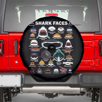 Shark Faces Spare Tire Cover Type Of Sharks Identification Marine Biology