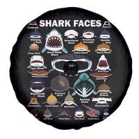 Shark Faces Spare Tire Cover Type Of Sharks Identification Marine Biology