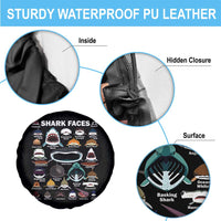 Shark Faces Spare Tire Cover Type Of Sharks Identification Marine Biology