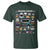 Shark Faces T Shirt Type Of Sharks Identification Marine Biology - Wonder Print Shop