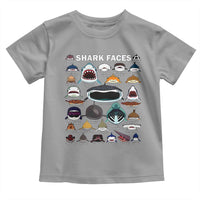 Shark Faces Toddler T Shirt Type Of Sharks Identification Marine Biology