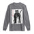 Japanese Samurai Cat Long Sleeve Shirt Retro Vintage Ukiyo-e Warrior Art Graphic