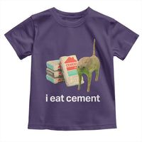 Funny Cursed Cat Meme Toddler T Shirt I Eat Cement Oddly Specific Dank Meme