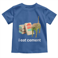 Funny Cursed Cat Meme Toddler T Shirt I Eat Cement Oddly Specific Dank Meme