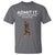 Funny Bigfoot T Shirt Admit It Life Would Be Boring Without Me Rock Hand - Wonder Print Shop