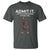 Funny Bigfoot T Shirt Admit It Life Would Be Boring Without Me Rock Hand - Wonder Print Shop