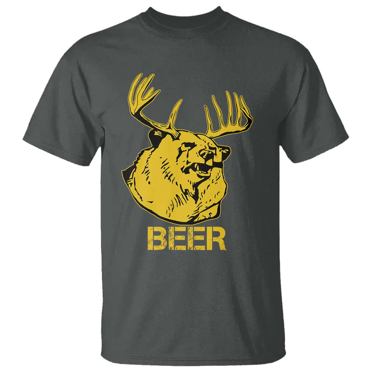 Funny Deer Hunting T Shirt Bear Plus Deer Equals Beer USA Hunter - Wonder Print Shop