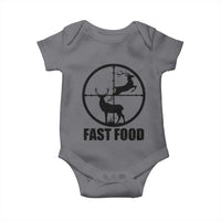 Deer Hunting Baby Onesie Deer Hunting Funny Hunter Fast Food Gift