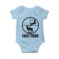 Deer Hunting Baby Onesie Deer Hunting Funny Hunter Fast Food Gift