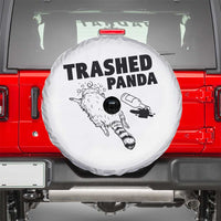 Funny Trashed Panda Spare Tire Cover Drunk Raccoon Meme Hot Mess - Wonder Print Shop