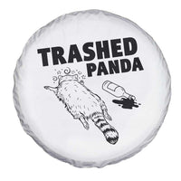 Funny Trashed Panda Spare Tire Cover Drunk Raccoon Meme Hot Mess - Wonder Print Shop