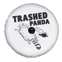 Funny Trashed Panda Spare Tire Cover Drunk Raccoon Meme Hot Mess - Wonder Print Shop