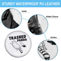 Funny Trashed Panda Spare Tire Cover Drunk Raccoon Meme Hot Mess - Wonder Print Shop