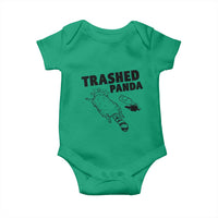 Funny Trashed Panda Baby Onesie Drunk Raccoon Meme Hot Mess - Wonder Print Shop