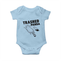 Funny Trashed Panda Baby Onesie Drunk Raccoon Meme Hot Mess - Wonder Print Shop