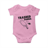 Funny Trashed Panda Baby Onesie Drunk Raccoon Meme Hot Mess - Wonder Print Shop