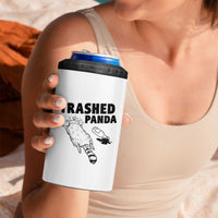 Funny Trashed Panda 4 in 1 Can Cooler Tumbler Drunk Raccoon Meme Hot Mess - Wonder Print Shop