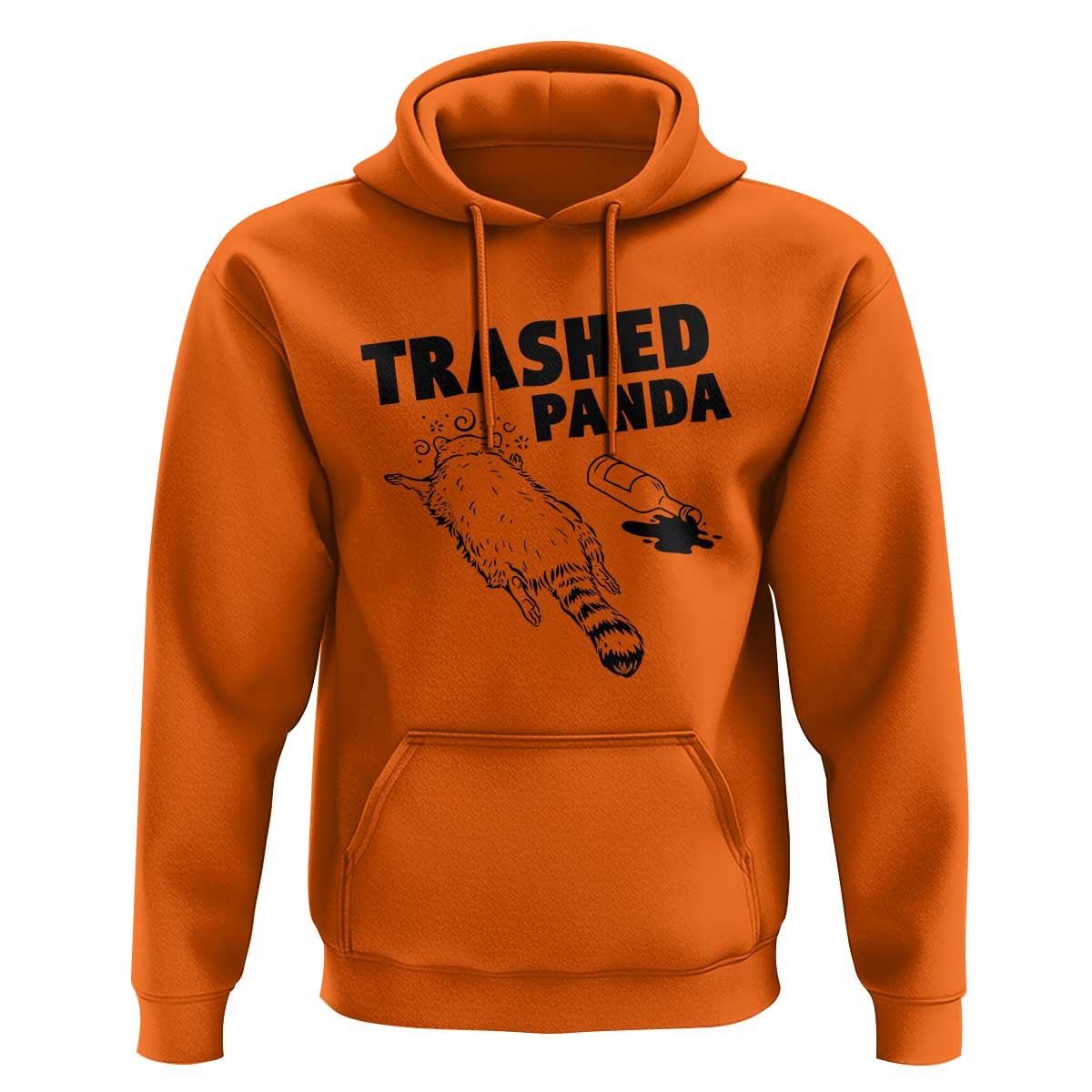 Funny Trashed Panda Hoodie Drunk Raccoon Meme Hot Mess - Wonder Print Shop