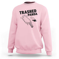 Funny Trashed Panda Sweatshirt Drunk Raccoon Meme Hot Mess - Wonder Print Shop