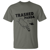 Funny Trashed Panda T Shirt Drunk Raccoon Meme Hot Mess - Wonder Print Shop