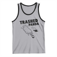 Funny Trashed Panda Tank Top Drunk Raccoon Meme Hot Mess - Wonder Print Shop