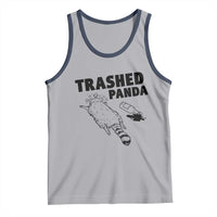 Funny Trashed Panda Tank Top Drunk Raccoon Meme Hot Mess - Wonder Print Shop