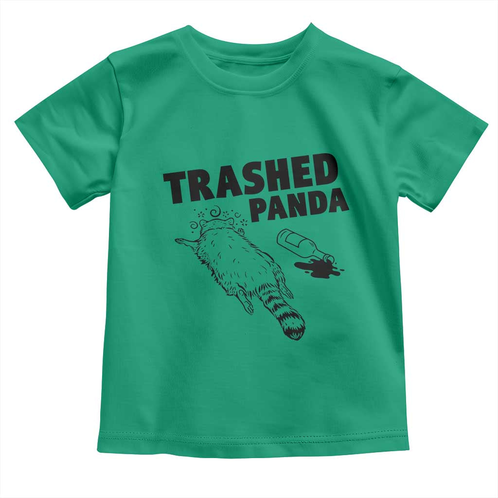 Funny Trashed Panda Toddler T Shirt Drunk Raccoon Meme Hot Mess - Wonder Print Shop
