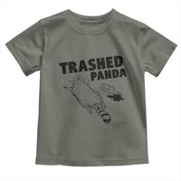 Funny Trashed Panda Toddler T Shirt Drunk Raccoon Meme Hot Mess - Wonder Print Shop