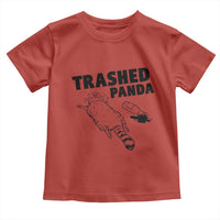 Funny Trashed Panda Toddler T Shirt Drunk Raccoon Meme Hot Mess - Wonder Print Shop