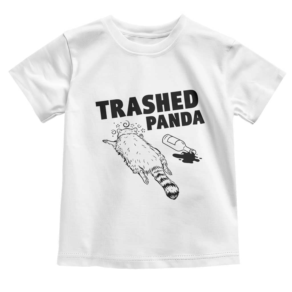 Funny Trashed Panda Toddler T Shirt Drunk Raccoon Meme Hot Mess - Wonder Print Shop
