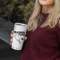 Funny Trashed Panda Tumbler Cup Drunk Raccoon Meme Hot Mess - Wonder Print Shop
