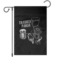 Funny Trashed Panda Garden Flag Drunk Raccoon in Toilet Meme Hot Mess - Wonder Print Shop