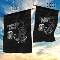 Funny Trashed Panda Garden Flag Drunk Raccoon in Toilet Meme Hot Mess - Wonder Print Shop