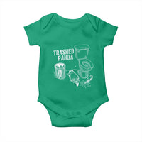 Funny Trashed Panda Baby Onesie Drunk Raccoon in Toilet Meme Hot Mess - Wonder Print Shop