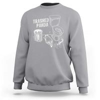 Funny Trashed Panda Sweatshirt Drunk Raccoon in Toilet Meme Hot Mess - Wonder Print Shop