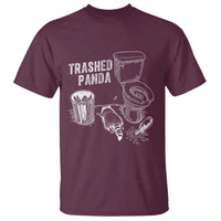 Funny Trashed Panda T Shirt Drunk Raccoon in Toilet Meme Hot Mess - Wonder Print Shop