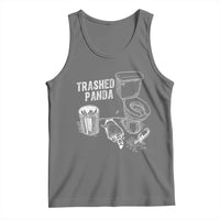 Funny Trashed Panda Tank Top Drunk Raccoon in Toilet Meme Hot Mess - Wonder Print Shop