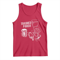 Funny Trashed Panda Tank Top Drunk Raccoon in Toilet Meme Hot Mess - Wonder Print Shop